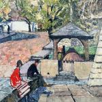  olej/płótno,55,5 x 46 cm,sygn.p.d.